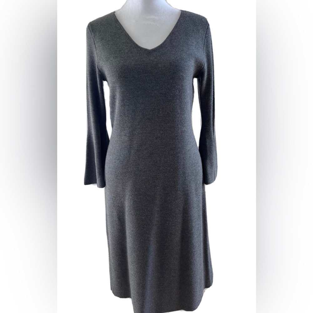Talbots NEW Long Sleeve Merino Wool Sweater Dress Size XS